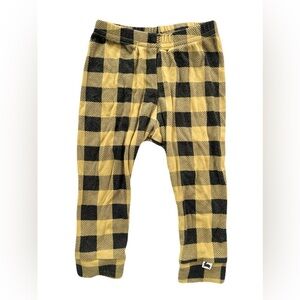 🔥 HOST PICK 🔥 Checkered Kids Leggings - Black and Yellow